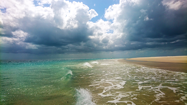 Glowing Beach Skylight Ocean
